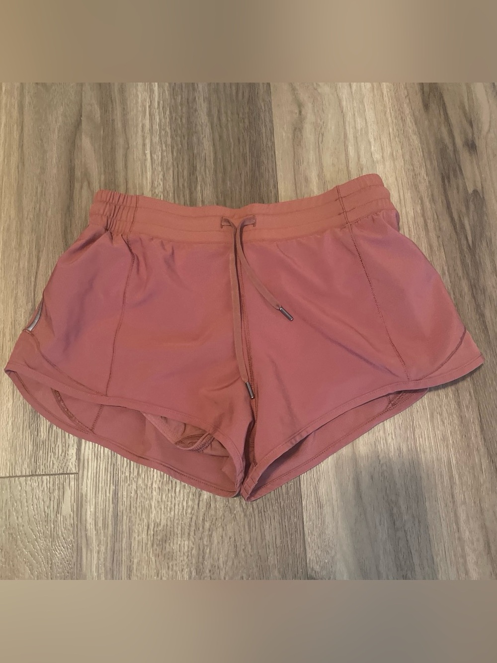 CRZ YOGA Women’s Athletic Drawstring Shorts — Dusty Rose